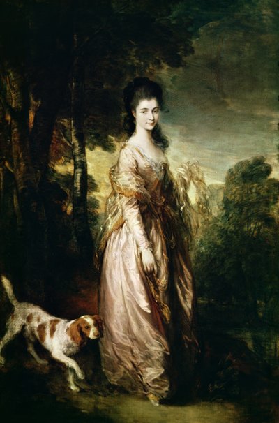 Porträt von Mrs. Lowndes-Stone (1758-1837), ca. 1775 von Thomas Gainsborough